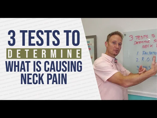 3 Tests to Determine What is Causing Neck Pain | Chiropractor for Neck Pain in Mt Dora, FL